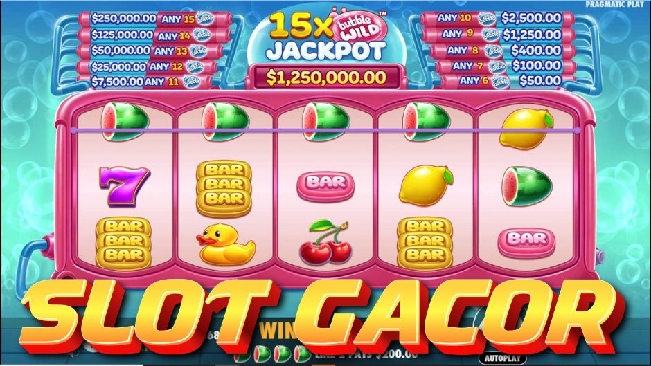 Bubble Pop Slot: Sensasi Ledakan Gelembung dalam Dunia Slot Online